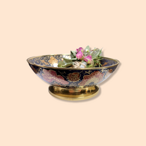 Vintage Indian Enamel Bowl